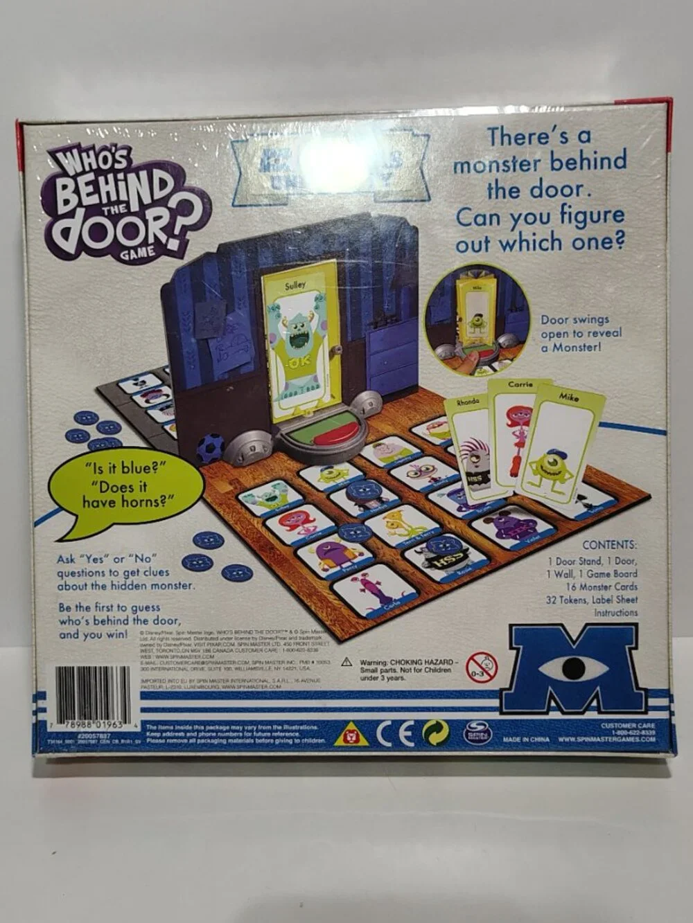 Disney Pixar Monsters University Who’s Behind The Door Game New Sealed